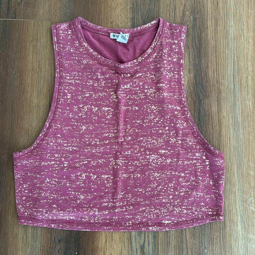 Sparkle cropped top